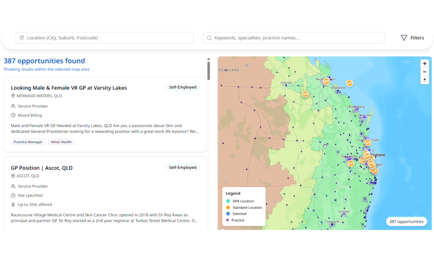 Map Search