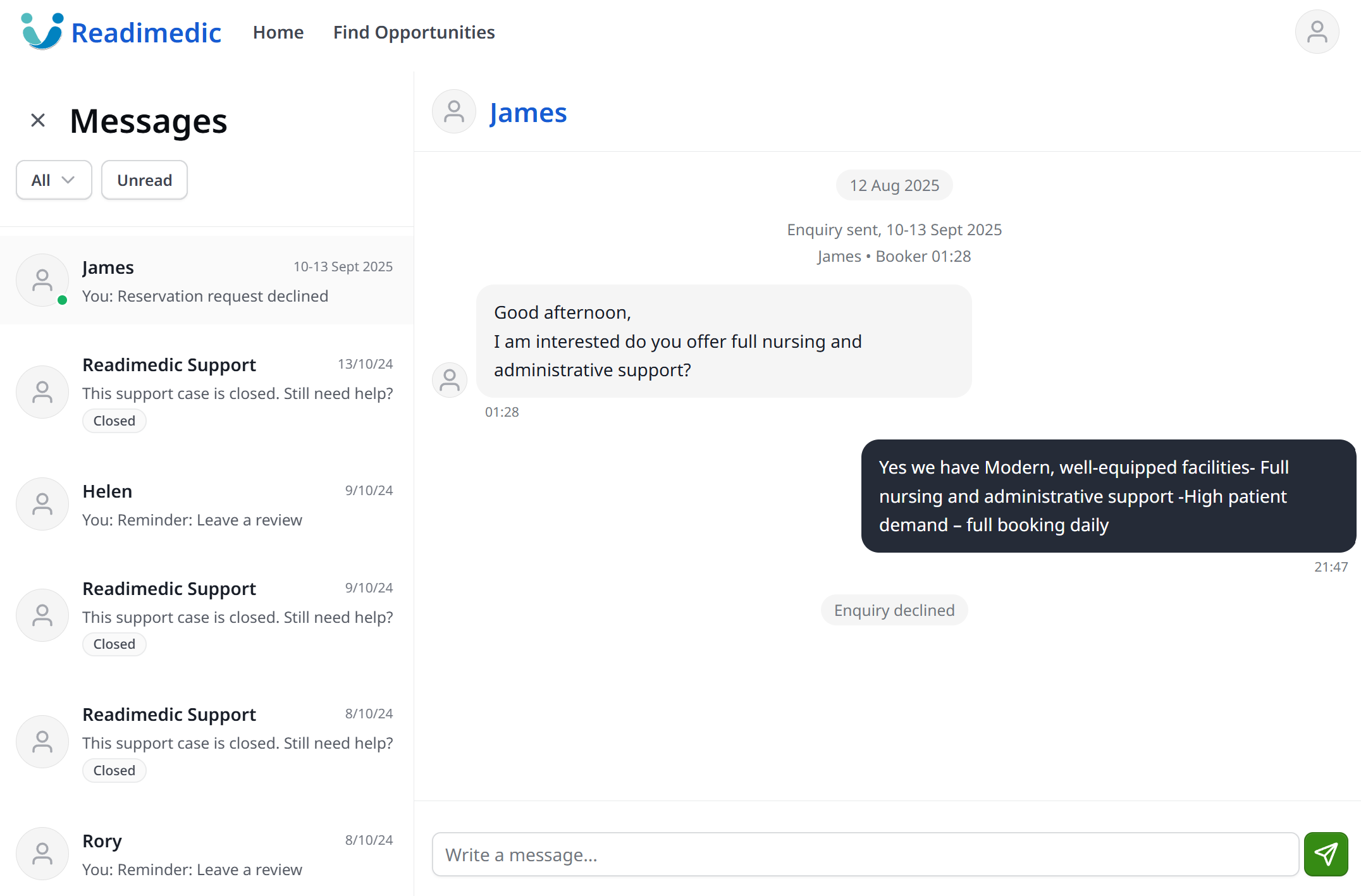 Messaging